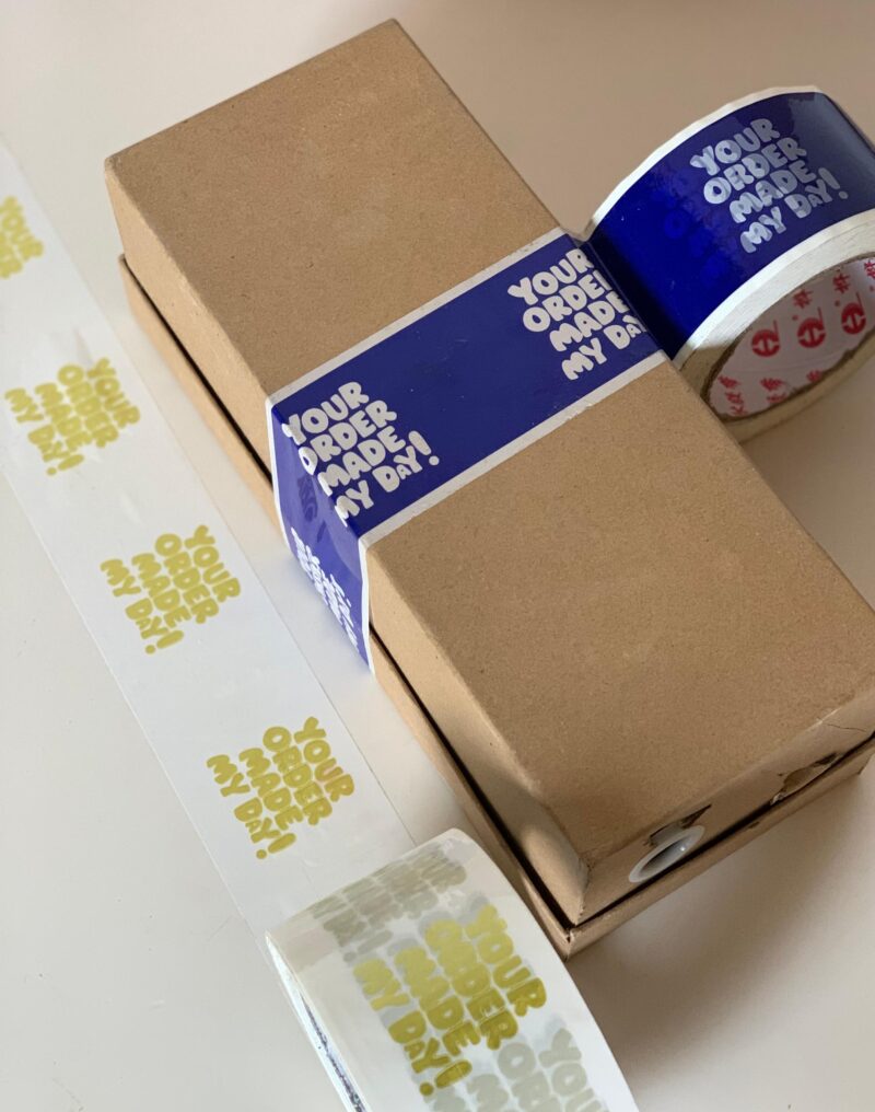 "Your Order Made My Day" BOPP tape. - Image 2