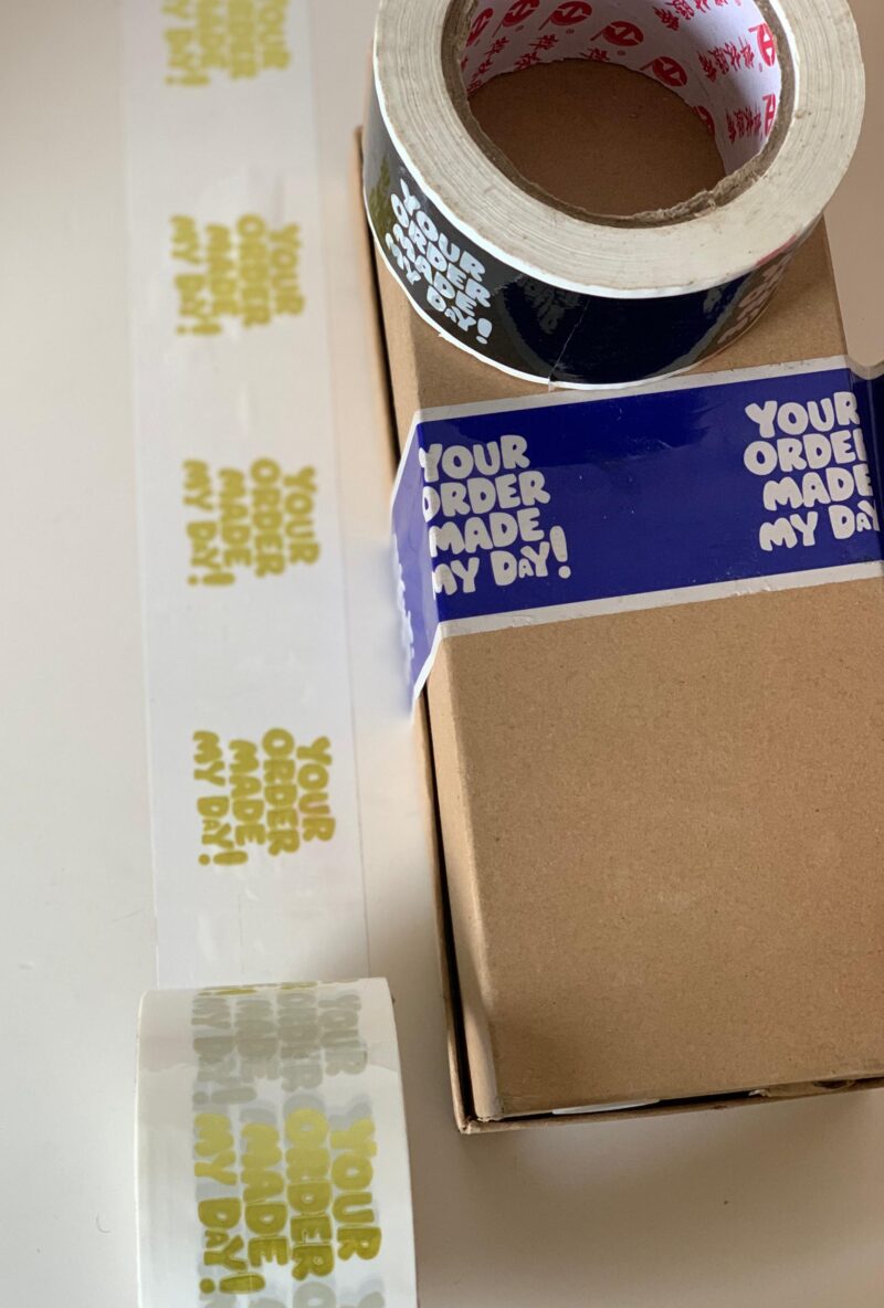 "Your Order Made My Day" BOPP tape. - Image 6