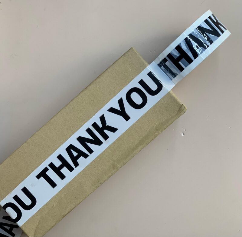 Thank you, BOPP Adhesive Tape – Multipurpose Use